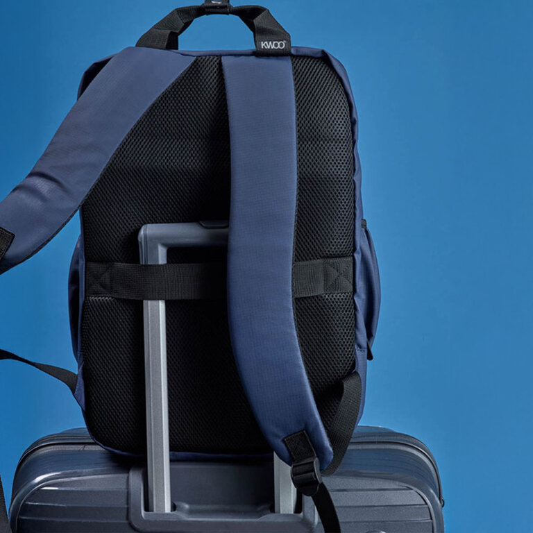 Sac à dos personnalisable en PU imperméable pour ordinateur 21L KWOO® - Mike | pandacolach - 5