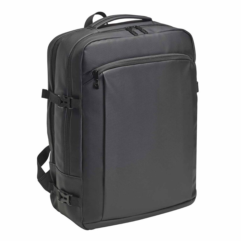 Sac à dos personnalisable en PU imperméable pour ordinateur avec port USB-C 22L KWOO® - Mat | pandacolach