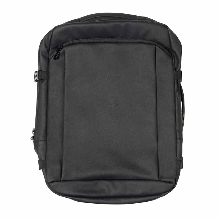 Sac à dos personnalisable en PU imperméable pour ordinateur avec port USB-C 22L KWOO® - Mat | pandacolach - 1