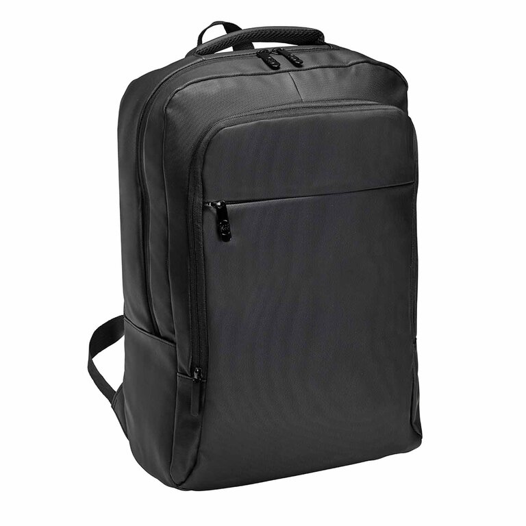 Sac à dos personnalisable en PU imperméable pour ordinateur avec port USB-C 17L KWOO® - Brendon | pandacolach