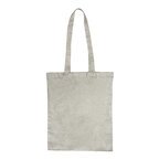 Sac shoppping personnalisé en coton lurex 90 gr/m² - Silver | pandacolach - thumb - 1