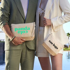 Pochette personnalisable double format en coton 220 gr/m² - Pika | pandacolach - thumb - 2