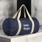 Sac polochon personnalisé en coton effet jean 220 gr/m² - Jeffrey | pandacolach - thumb - 2