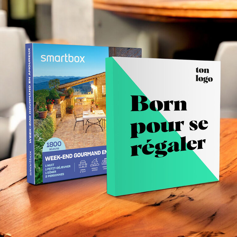 Coffret cadeau personnalisable séjour gastronomique - Week-end gourmand en amoureux | Smartbox® | pandacolach
