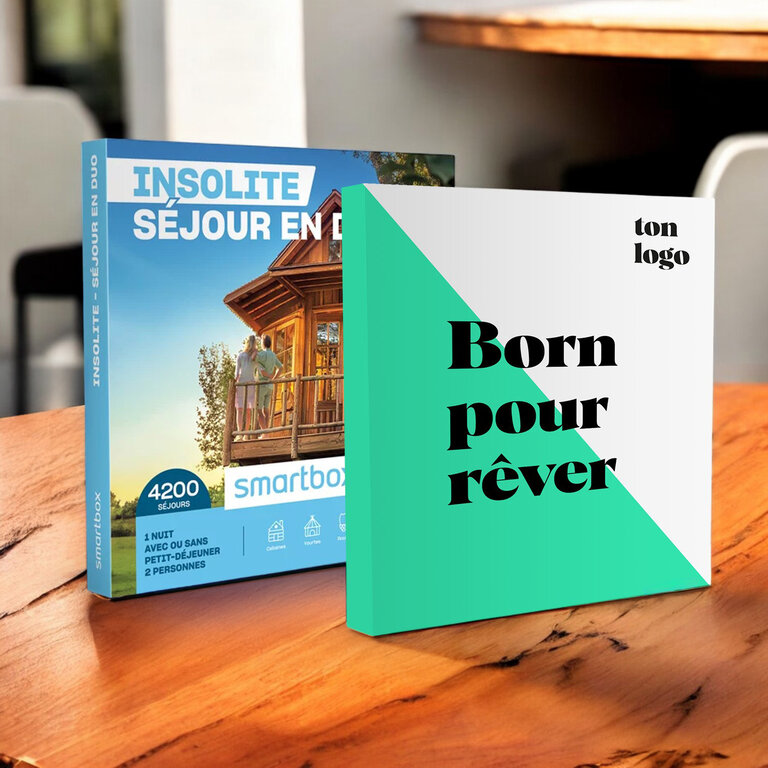 Coffret cadeau personnalisable séjour - Séjour en duo insolite | Smartbox® | pandacolach