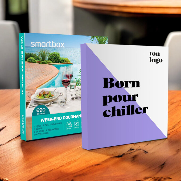 Coffret cadeau personnalisable séjour gastronomique et bien-être - Week-end gourmand et spa | Smartbox® | pandacolach