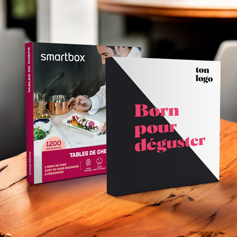 Coffret cadeau personnalisable gastronomie - Tables de chefs | Smartbox® | pandacolach