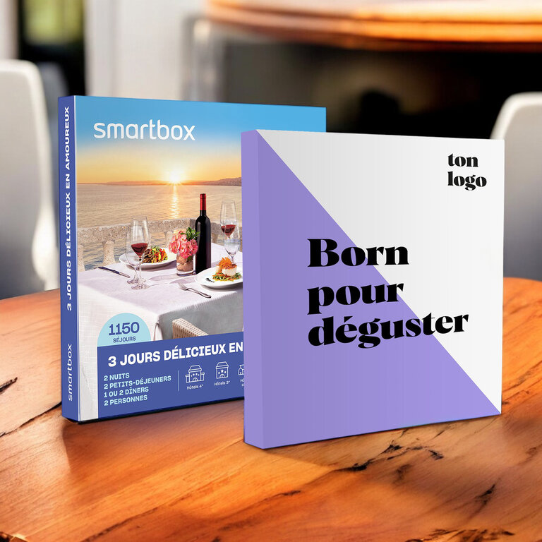 Coffret cadeau personnalisable séjour gastronomique - 3 jours délicieux en amoureux | Smartbox® | pandacolach