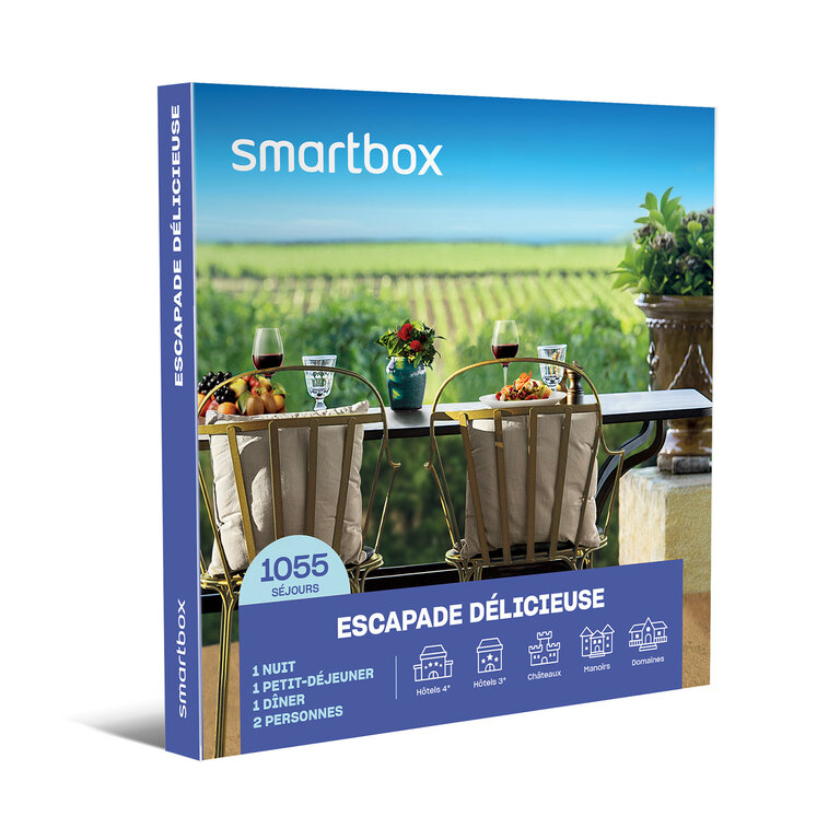 Coffret cadeau personnalisable séjour gastronomique - Escapade délicieuse | Smartbox® | pandacolach