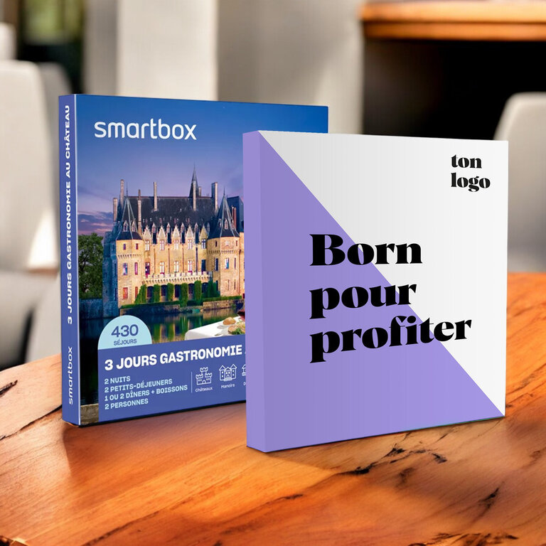 Coffret cadeau personnalisable séjour gastronomique - 3 jours gastronomie, châteaux et belles demeures | Smartbox® | pandacolach