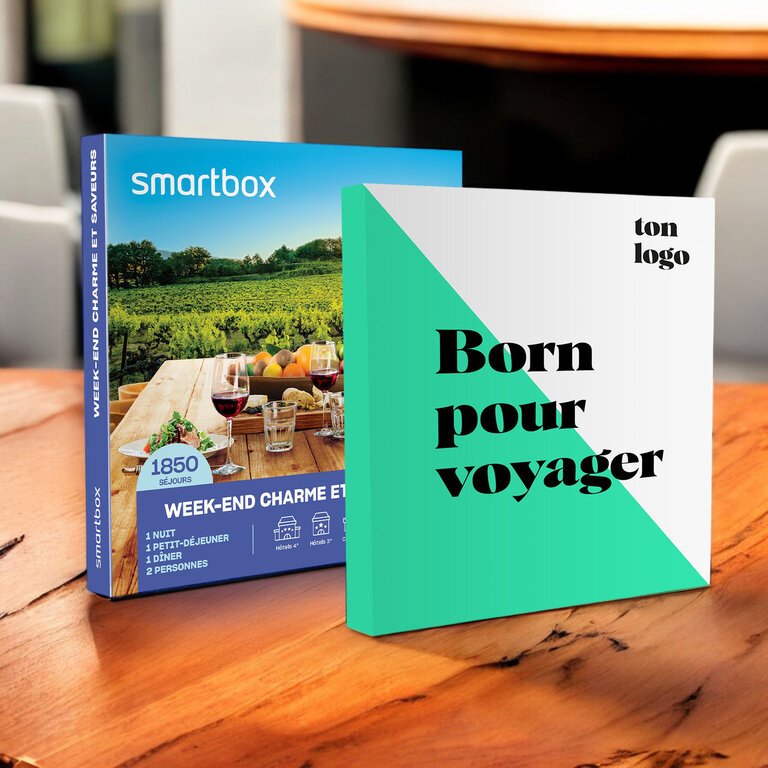 Coffret cadeau personnalisable séjour - Week-end charme et saveurs | Smartbox® | pandacolach