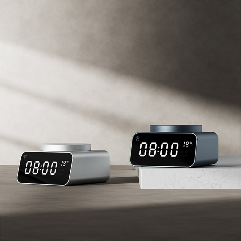 Réveil bluetooth personnalisable en aluminium recyclé - Reddi alarm | pandacolach - 2