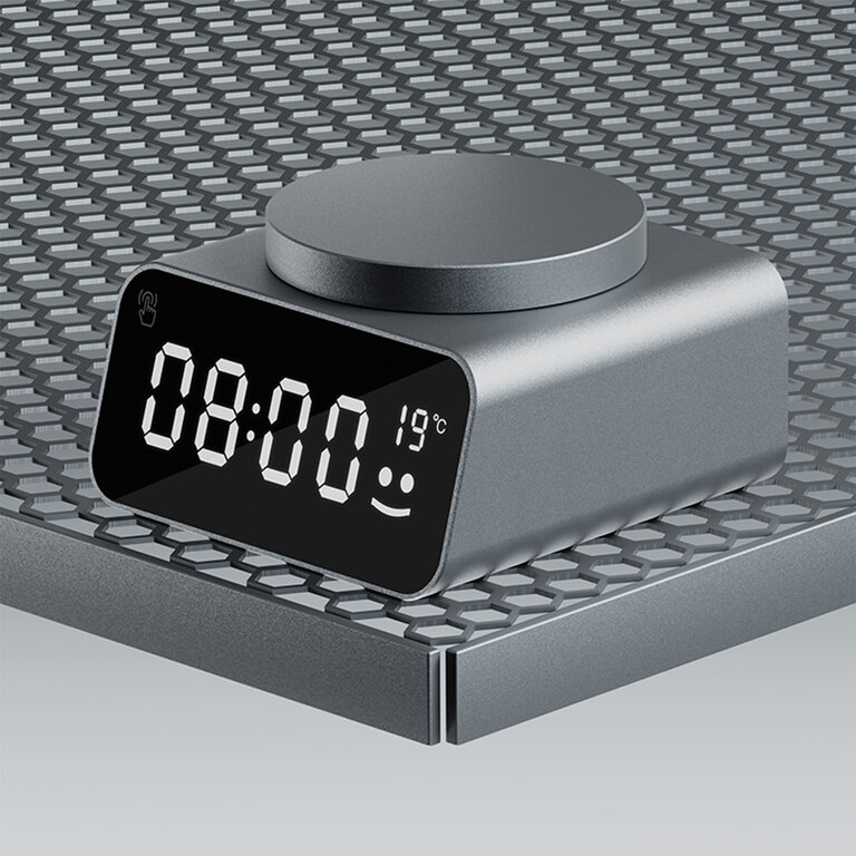 Réveil bluetooth personnalisable en aluminium recyclé - Reddi alarm | pandacolach - 3