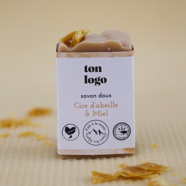 Savon biologique doux personnalisable 100g | pandacolach
