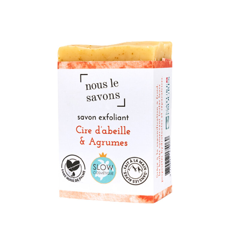 Savon biologique exfoliant personnalisable 100g | pandacolach