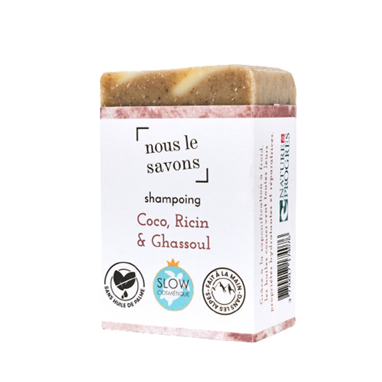 Savon shampoing biologique personnalisable 100g cheveux gras | pandacolach