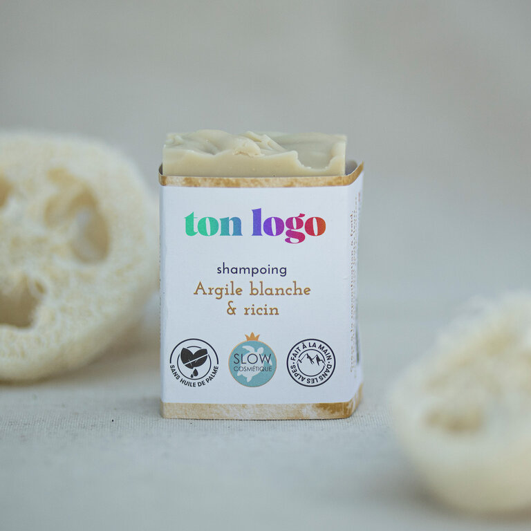 Savon shampoing biologique personnalisable 100g cheveux secs | pandacolach