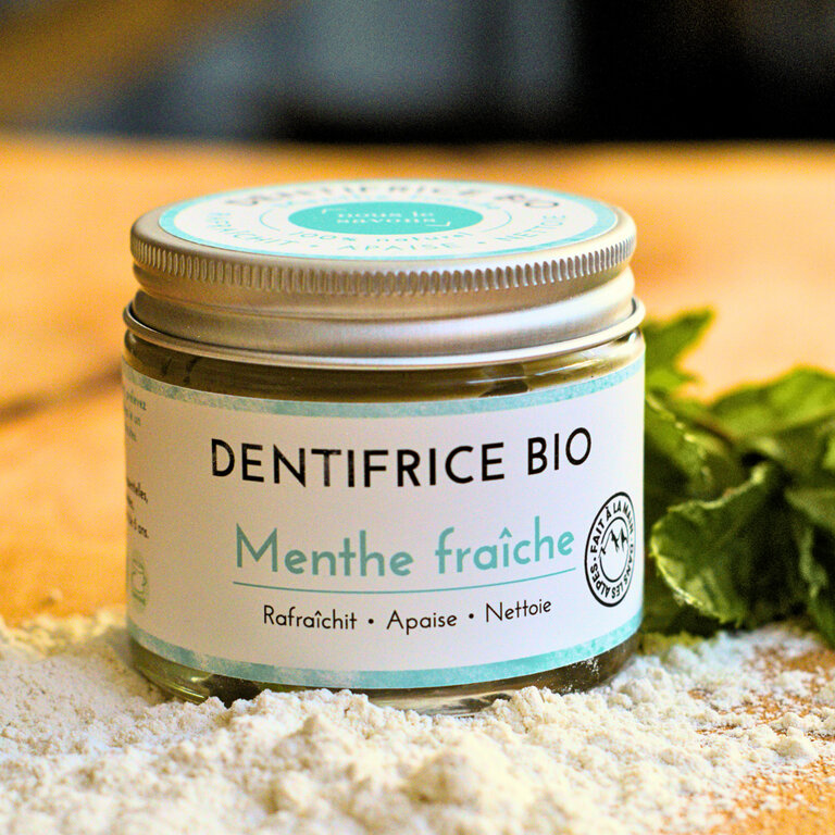 Dentifrice naturel et biologique - menthe fraîche 125g | pandacolach