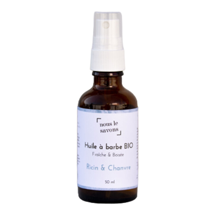 Huile pour soin de la barbe biologique personnalisable 50ml | pandacolach