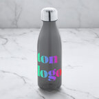 Gourde personnalisable transparente en rPET avec bouchon acier 600 ml - Colab | pandacola - thumb - 2