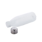Gourde personnalisable transparente en rPET avec bouchon acier 600 ml - Colab | pandacola - thumb - 1