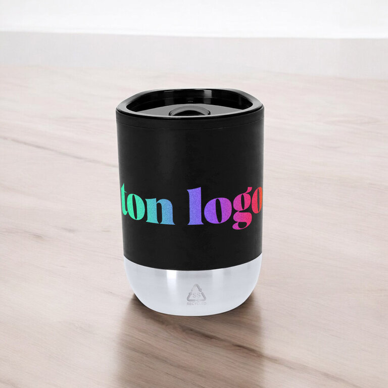 Mug isotherme personnalisé double paroi en acier recyclé 300 ml - Ferro | pandacolach