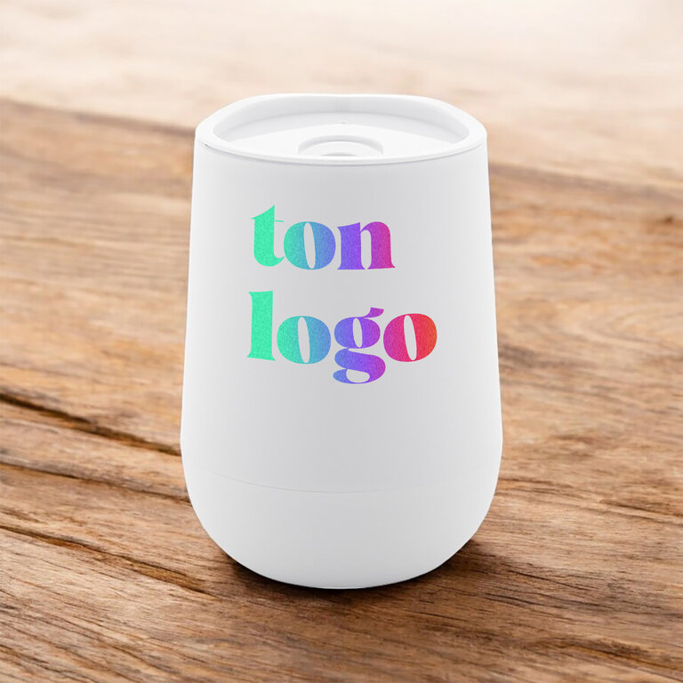 Mug personnalisé double paroi en PP 300 ml - Polmo | pandacola