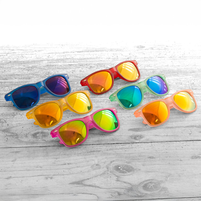 Lunettes de soleil personnalisable transparentes UV400 - Sun Flash | pandacolach - 2