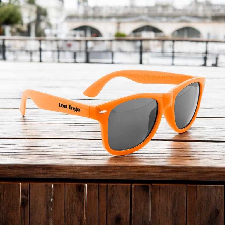 Lunettes de soleil publicitaires UV400 en rPET - America Rpet | pandacolach
