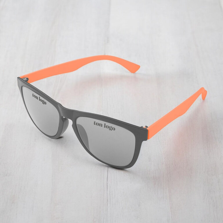 Lunettes de soleil publicitaires mix & match UV400 en rPET - Javah | pandacolach