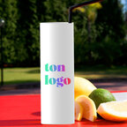 Verre à cocktail tubo long lime personnalisable 22cl | pandacolach - thumb - 1