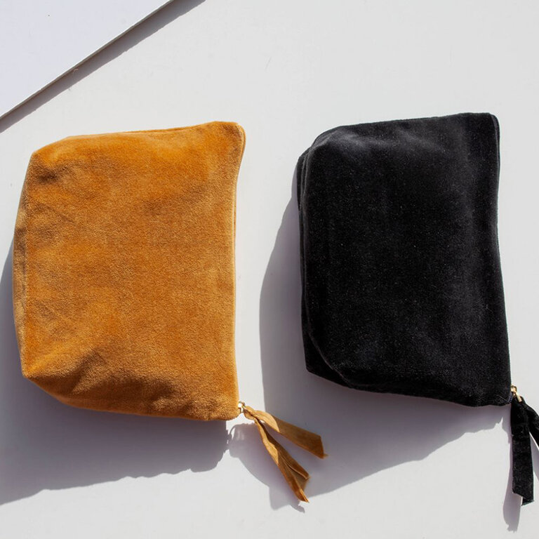 Trousse de toilette personnalisable en velours - Pilou | pandacola - 2