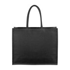 Sac publicitaire en jute noir de 290 gr/m² - Perlou | pandacolach - thumb