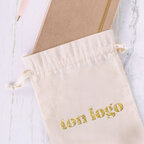 Pochon personnalisable en coton 20x30 cm - Patali | pandacola - thumb - 2