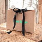 Sac personnalisable en kraft 280 gr/m² avec ruban - Vaika | pandacolach - thumb - 1