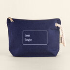Trousse de voyage publicitaire en coton recyclé - Bamka | pandacola - thumb - 1