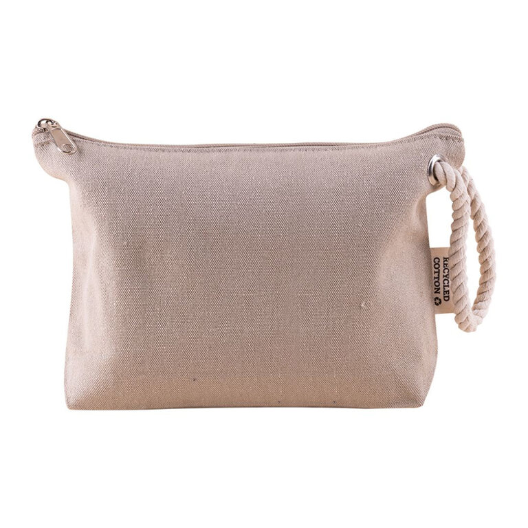 Trousse de voyage publicitaire en coton recyclé - Bamka | pandacola