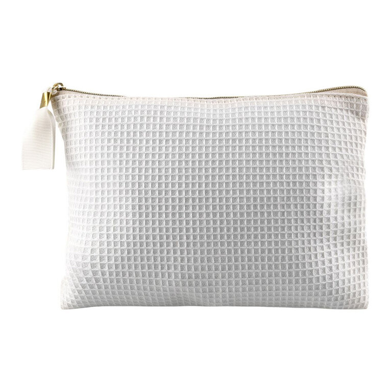 Trousse personnalisable de voyage effet gauffré 21x15 cm - Gauffy mini | pandacola