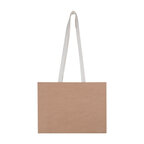 Sac cadeau publicitaire kraft avec anses en coton 35x12x25 cm - Dona | pandacolach - thumb - 2