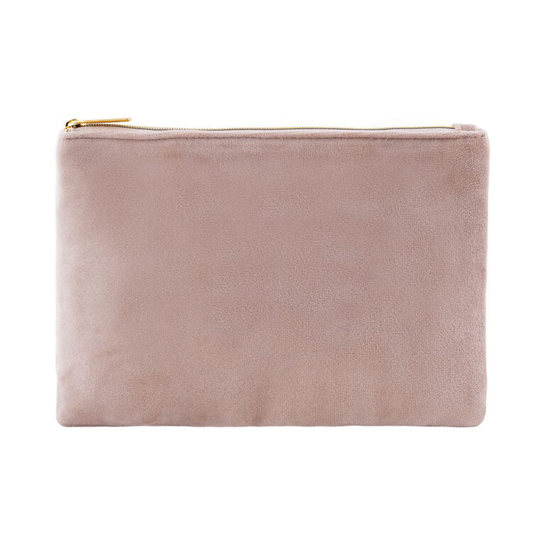 Trousse de toilette personnalisable en velours - Louna | pandacola