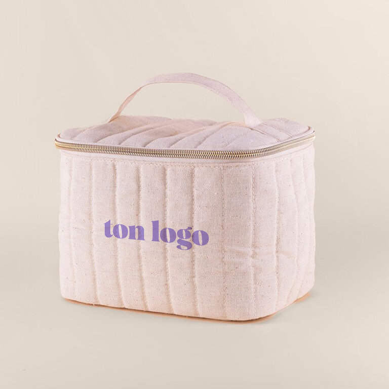 Trousse de toilette en coton recyclé 180gr/m² - Dana | pandacola