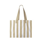 Cabas personnalisable à rayure en coton recyclé - Madou cabas | pandacolach - thumb - 1