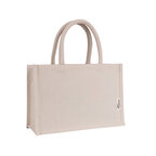 Mini sac publicitaire en coton laminé 220 gr/m² avec soufflet - Douti | pandacolach - thumb