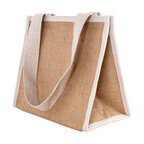 Mini sac isotherme en jute et coton - Miami | pandacolach - thumb - 1