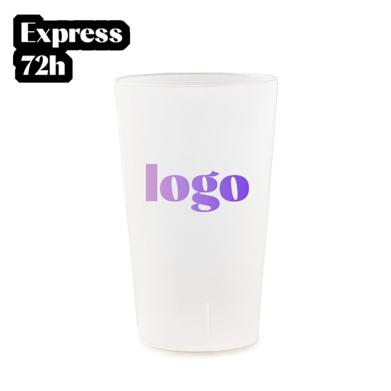 Gobelet personnalisé givré réutilisable 25-33 cl - Cupo 30 Express | pandacola