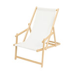 Chilienne avec accoudoir simple personnalisée en bois 142 x 60 cm - Copa | pandacola - thumb