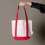 Sac publicitaire en coton recyclé double couleur avec poche - Nakano | pandacola - thumb - 3