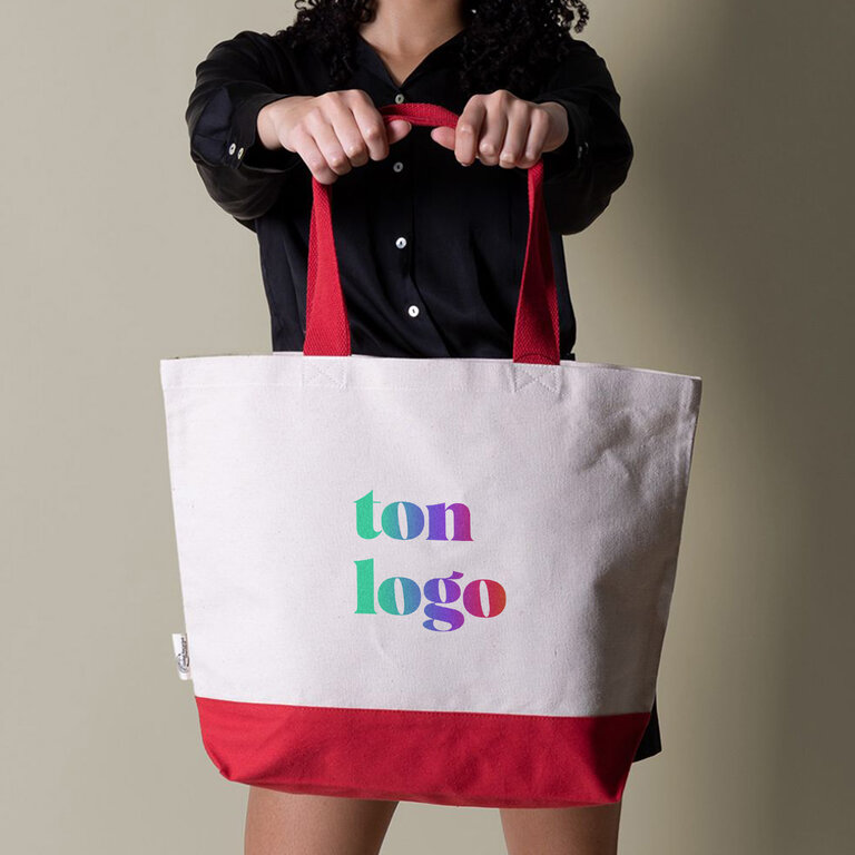 Cabas personnalisable en coton recyclé 320 gr/m² - Gabona | pandacola