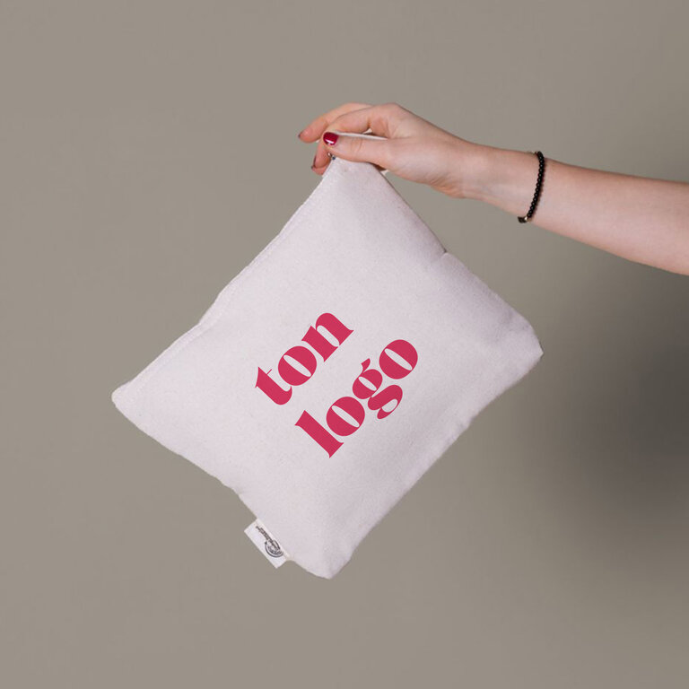 Trousse isotherme personnalisable en coton recyclée - Freddy | pandacola