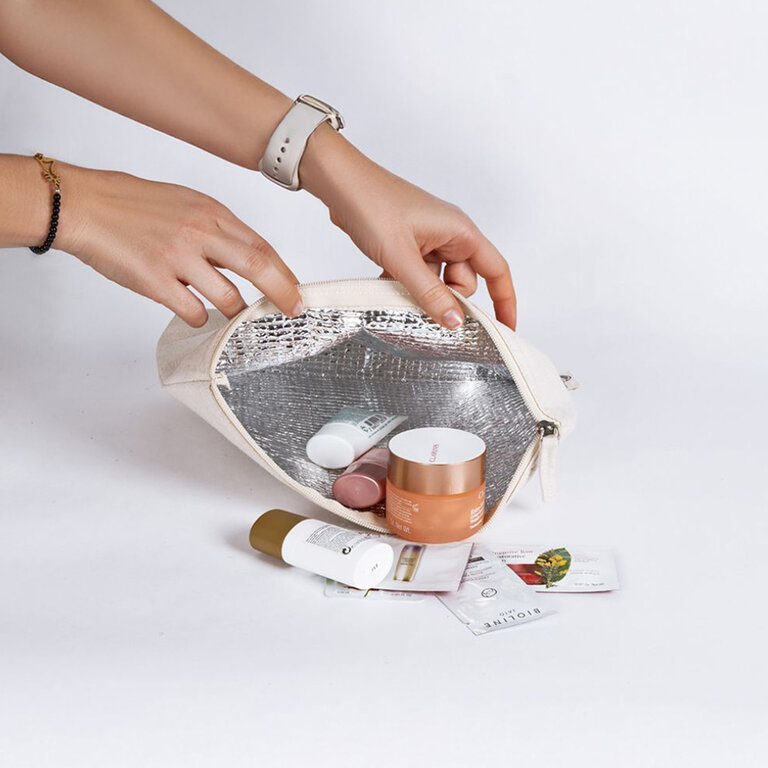 Trousse isotherme personnalisable en coton recyclée - Freddy | pandacola - 1